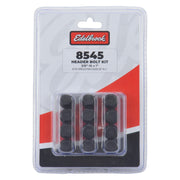 Edelbrock Exhaust Header Bolts 3/8in-16 X 3/4in, Black Oxide (Set Of 12) Edelbrock Hardware Kits - Other