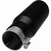 MagnaFlow Tip Stainless Black Coated Single Wall Round Single Outlet 5in Dia 3.5in Inlet 14.5in L Magnaflow Catalytic Converter Universal