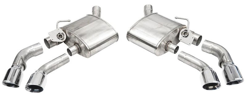 Corsa 16-24 Chevrolet Camaro SS/ZL1 6.2L V8 Polished Xtreme Axle-Back Exhaust (w/ Factory NPP Valve) CORSA Performance Axle Back