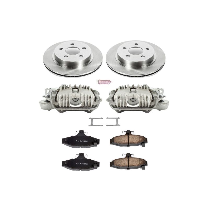 Power Stop 93-97 Chevrolet Camaro Rear Autospecialty Brake Kit w/Calipers PowerStop Brake Kits - OE