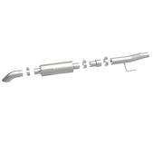 MagnaFlow Cat-Back, SS, 2.5/3in, Turn Down In Front Rear Tire 2015 Ford F150 5.0L V8 Ext Cab Magnaflow Catback