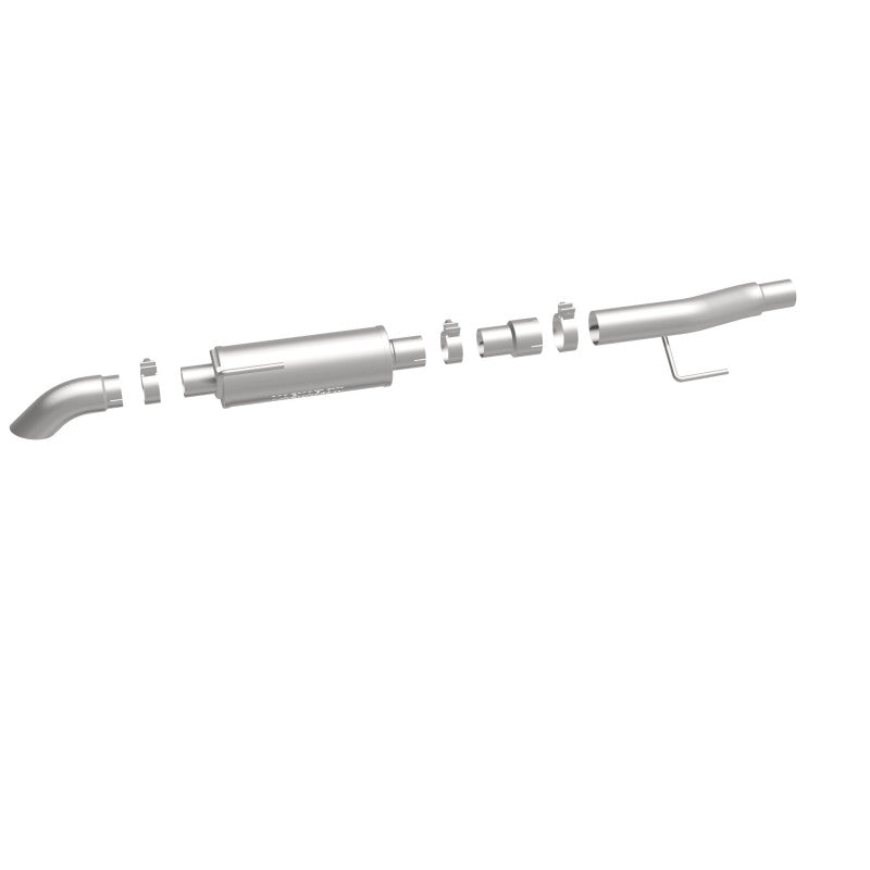 MagnaFlow Cat-Back, SS, 2.5/3in, Turn Down In Front Rear Tire 2015 Ford F150 5.0L V8 Ext Cab Magnaflow Catback