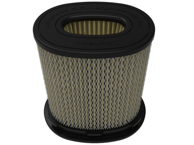 aFe MagnumFLOW Pro GUARD 7 Repl Air Filter 5-1/2x3-1/2 in F x 8-1/4x6 in B x 8x5-3/4 in T x 9in H aFe Air Filters - Universal Fit
