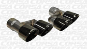Corsa 2015-2017 Ford Mustang GT 5.0 Black Quad Tips Kit CORSA Performance Tips
