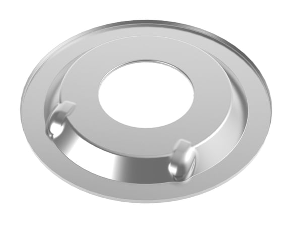 Sniper EFI Air Cleaner Drop Base - Chrome 120-510 HOLLEY Autoparts