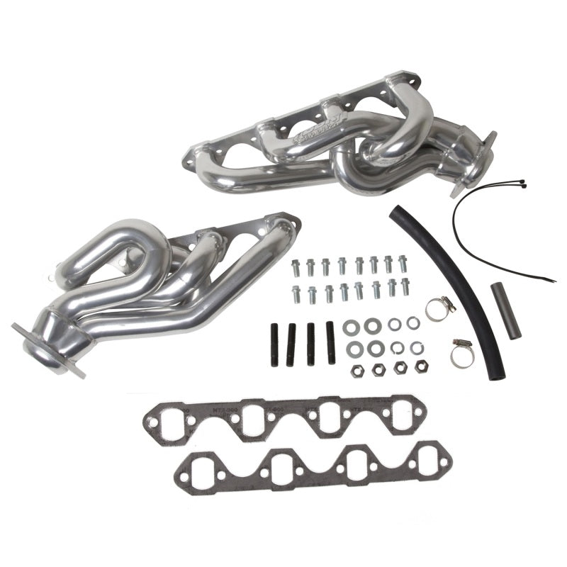 BBK 86-93 Mustang 5.0 Shorty Tuned Length Exhaust Headers - 1-5/8 Silver Ceramic BBK Headers & Manifolds
