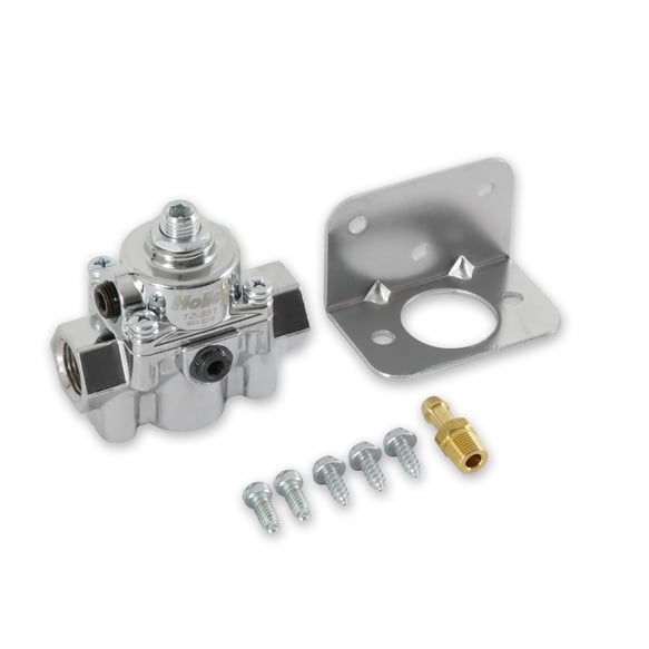 Die Cast By Pass Style Carbureted Fuel Pressure Regulators 12-881 HOLLEY Autoparts