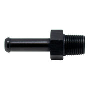 DeatschWerks 1/8in NPT Male Thread 1/4in Hose Barb - Anodized Matte Black DeatschWerks Fittings