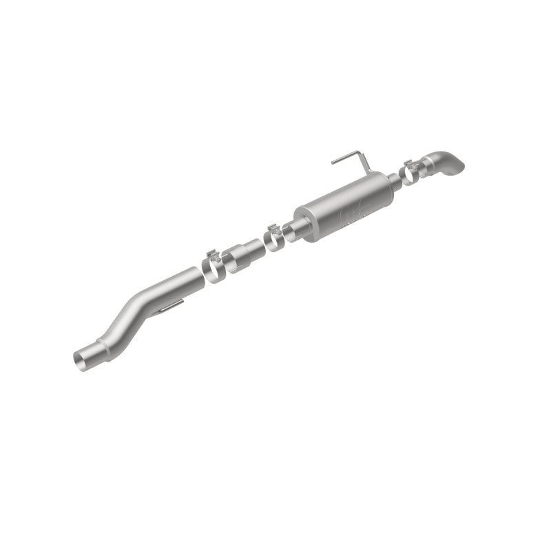 MagnaFlow Cat-Back, SS, 2.5/3in, Turn Down In Front Rear Tire 2015 Ford F150 5.0L V8 Ext Cab Magnaflow Catback