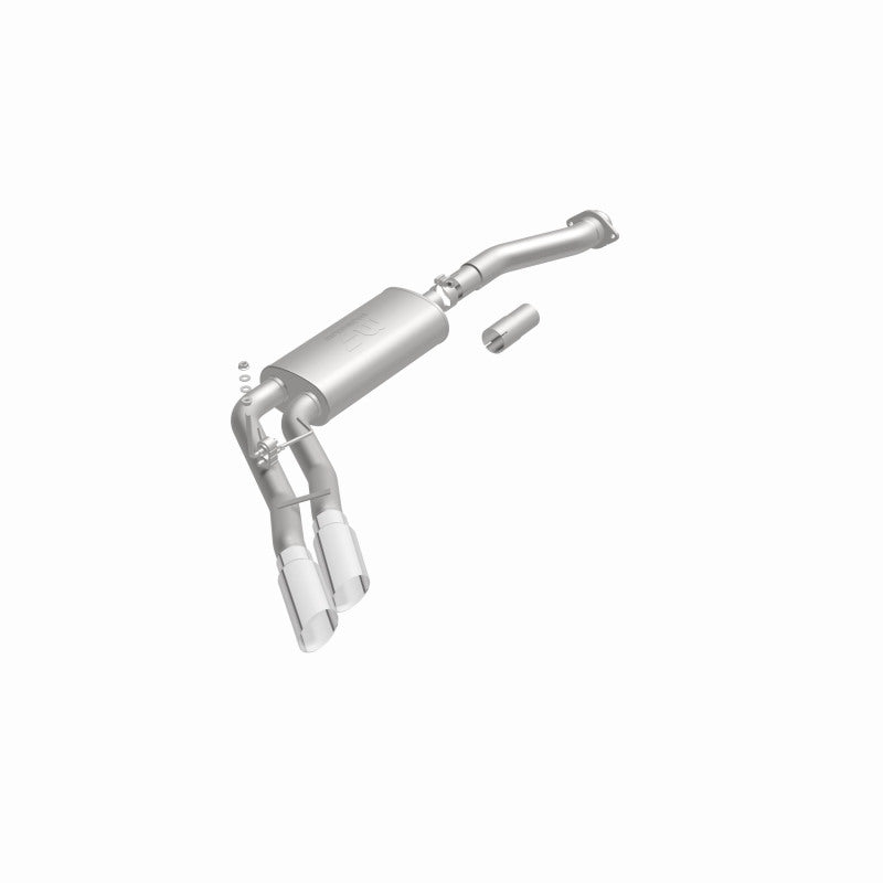 MagnaFlow 11-13 Ford F-150 Pickup Dual Same Side Before P/S Rear Tire Stainless CatBack Perf Exhaust Magnaflow Catback