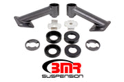 BMR 15-17 S550 Mustang Cradle Bushing Lockout Kit - Black Hammertone BMR Suspension Chassis Bracing