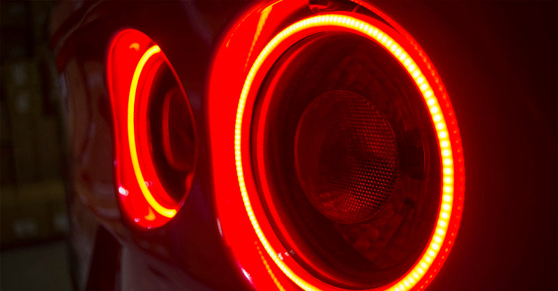 Oracle Chevy Corvette C6 05-13 LED Waterproof Afterburner Kit - Red ORACLE Lighting Fog Lights