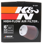 K&N Round Tapered Universal Air Filter 6 inch Flange 7 1/2 inch Base 5 inch Top 7 1/2 inch Height K&N Engineering Air Filters - Universal Fit