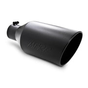 MBRP Universal Tip 8in O.D. Rolled End 4in inlet 18in length Black MBRP Tips