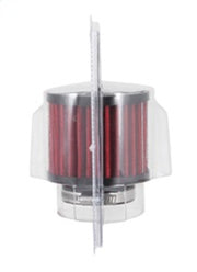K&N 1.75 inch Vent 3 inch D 2.5 inch H Air Filter - Rubber Top K&N Engineering Air Filters - Universal Fit