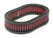 K&N Custom Filter Oval Length 6.125in I/S /7in O/S x Width 3.625in I/S/ 4.5in O/S x Height 1.75in K&N Engineering Air Filters - Drop In