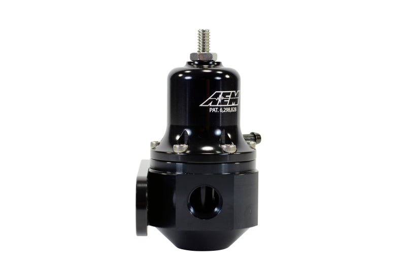 AEM High Capacity Universal Black Adjustable Fuel Pressure Regulator AEM Fuel Pressure Regulators