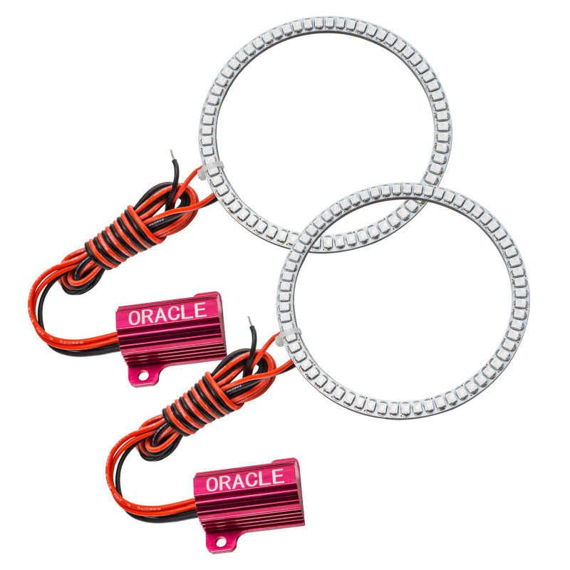 Oracle Ford Mustang 10-12 LED Fog Halo Kit - V6 Bumper Fogs - White ORACLE Lighting Fog Lights