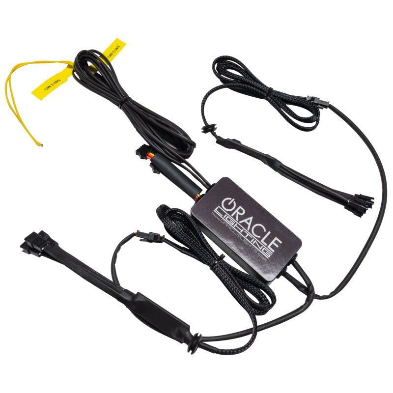 Oracle 15-17 Ford Mustang V6/GT/Shelby Dynamic DRL w/ Halo Kit - ColorSHIFT - Dynamic ORACLE Lighting Headlights