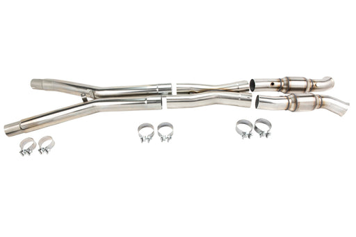 Kooks 05-08 Chevy Corvette C6 LS2/LS3 6.0L/6.2L 3in x 2.5in GREEN Cat SS X-Pipe Kooks HDR Req Kooks Headers X Pipes