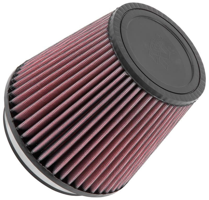 K&N Filter Universal Rubber Filter 5in Flange 6.5in Base 4.5in Top 5.5in Height K&N Engineering Air Filters - Universal Fit