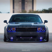 Oracle 0814 Dodge Challenger Dynamic Surface Mount Headlight/Fog Light Halo Kit COMBO ORACLE Lighting Fog Lights