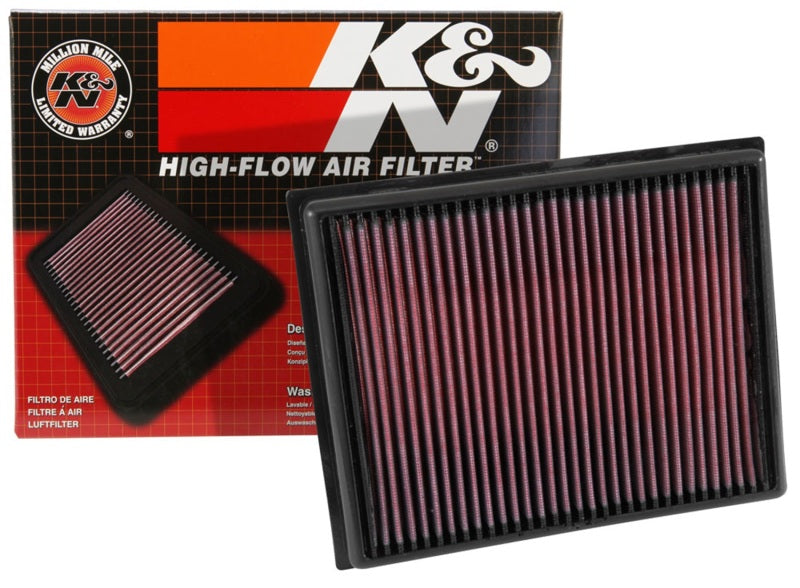 K&N Replacement Panel Air Filter Fiat 96-07 Palio/96-06 Siena/99-06 Strada/ 07-14 Renault Laguna III K&N Engineering Air Filters - Drop In