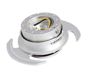 NRG Quick Release Kit Gen 3.0 - Silver Body / Silver Ring w/Handles NRG Quick Release Adapters