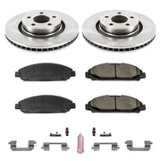Power Stop 15-19 Ford Mustang Front Autospecialty Brake Kit PowerStop Brake Kits - OE