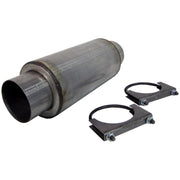 MBRP Universal Resonator 4 Inlet /Outlet 12 Body 18 Overall Aluminized MBRP Resonators