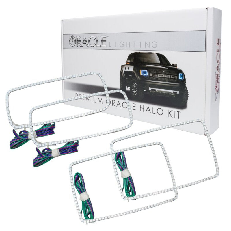 Oracle Ford F250 08-10 Halo Kit - ColorSHIFT w/ BC1 Controller ORACLE Lighting Headlights