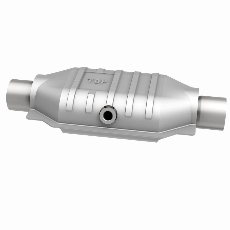 MagnaFlow Universal Catalytic Converter 2.5 Midbed O2 CA OBDII Ul Magnaflow Catalytic Converter Universal