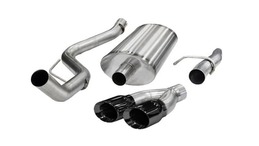 Corsa 2011-2014 Ford F-150 5.0L V8 Black Sport Cat-Back Exhaust CORSA Performance Catback