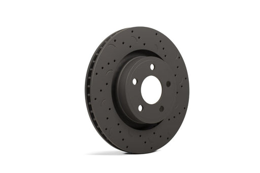 Hawk Talon 1967 Ford Fairlane Drilled and Slotted Front Brake Rotor Set Hawk Performance Brake Rotors - Slot & Drilled