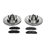 Power Stop 97-00 Ford F-150 Front Z23 Evolution Sport Brake Kit PowerStop Brake Kits - Performance D&S