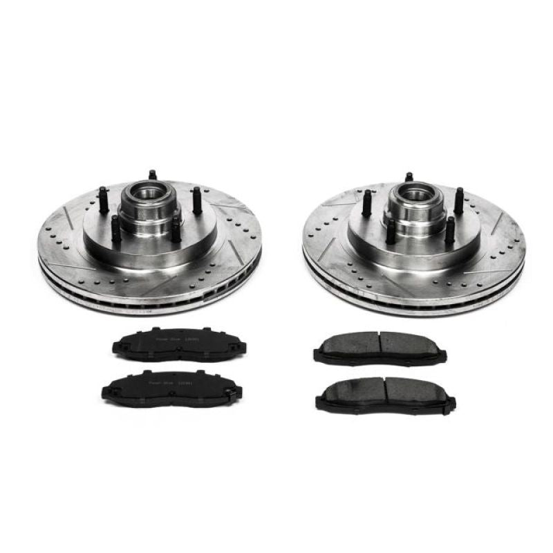 Power Stop 97-00 Ford F-150 Front Z23 Evolution Sport Brake Kit PowerStop Brake Kits - Performance D&S