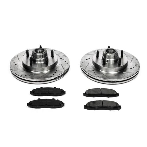 Power Stop 97-00 Ford F-150 Front Z23 Evolution Sport Brake Kit PowerStop Brake Kits - Performance D&S