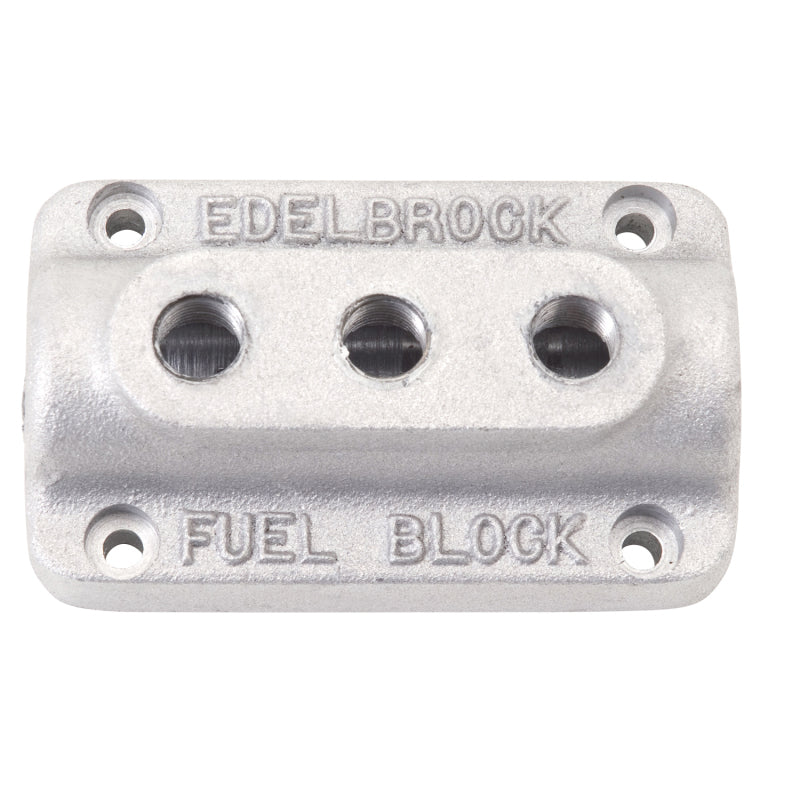 Edelbrock Fuel Block Triple As Cast Edelbrock Carburetor Rebuild Components