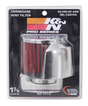 K&N 1.375in Flange ID x 3in OD x 2.5in Height Clamp On Crankcase Vent Filter K&N Engineering Air Filters - Universal Fit