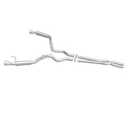 MagnaFlow Cat Back, SS, 2.5in, Competition, Dual Split Polished 4.5in Tips 2015 Ford Mustang V6 3.7L Magnaflow Catback