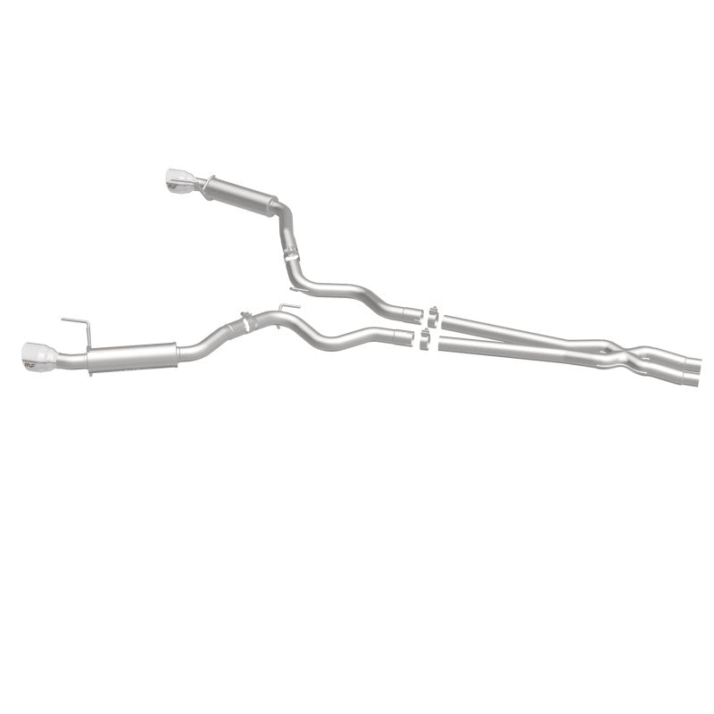 MagnaFlow Cat Back, SS, 2.5in, Competition, Dual Split Polished 4.5in Tips 2015 Ford Mustang V6 3.7L Magnaflow Catback