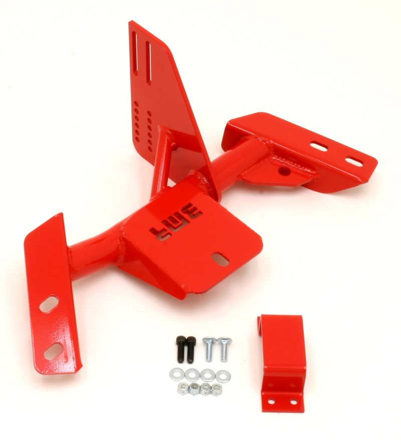 BMR 84-92 3rd Gen F-Body Torque Arm Relocation Crossmember TH350 / PG - Red BMR Suspension Crossmembers