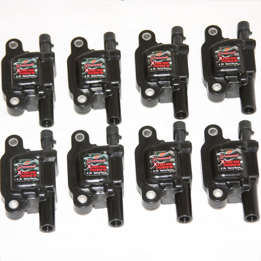 Granatelli 14-23 GM LT Direct Ignition Coil Packs - Black (Set of 8) Granatelli Motor Sports Ignition Coils - Upgrade