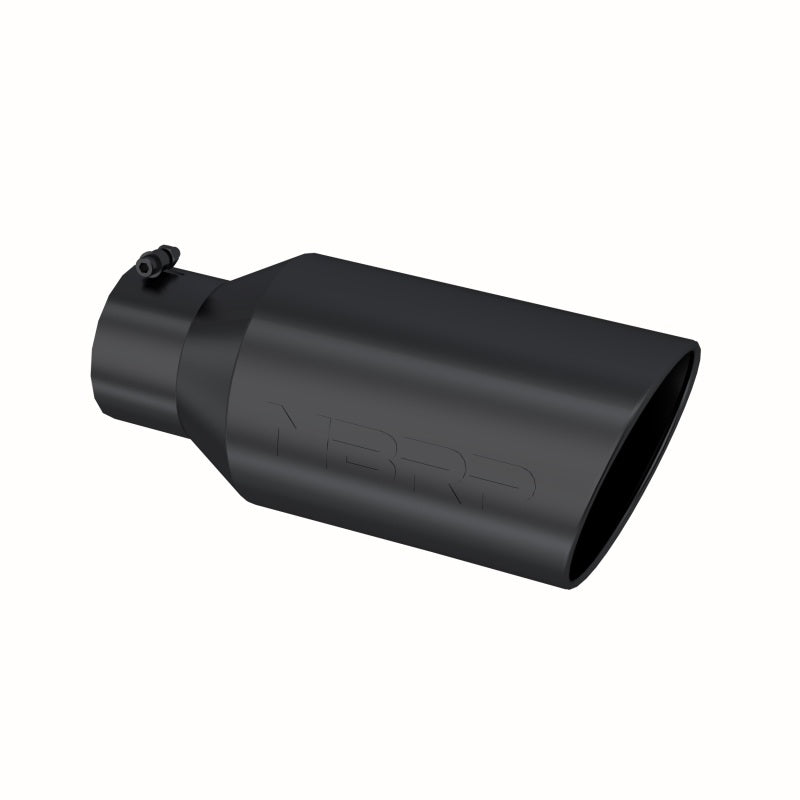 MBRP Universal Tip 8in OD Rolled End 5in Inlet 18in Length T304 - Black MBRP Tips