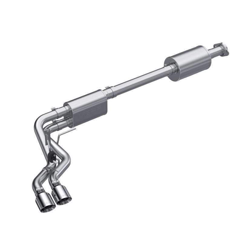 MBRP 2021+ Ford F150 T304 Pre-Axle (Street Profile) 2.5in OD Tips 3in Cat Back Exhaust MBRP Catback
