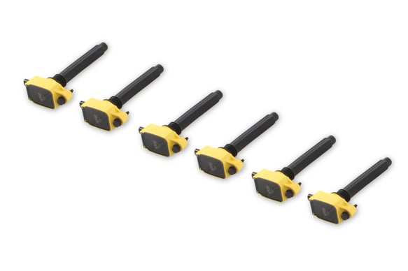 ACCEL Ignition Coil - SuperCoil - 2011-2016 Mopar  -3.6L V6 - Yellow - 6-Pack 140648-6