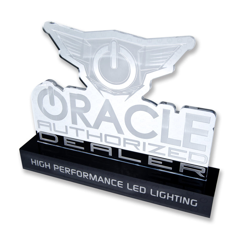 Oracle LED Authorized Dealer Display - Clear ORACLE Lighting POP Displays