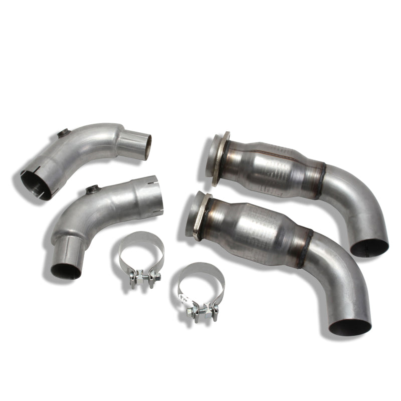 BBK 15-20 Ford Mustang GT 3in Short Mid Pipe Kit w/Cats (Use LT Header 1633/16330/1856/18560) BBK Connecting Pipes