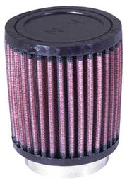 K&N Filter Universal Rubber Filter 2 1/4 inch Flange 3 1/2 inch OD 4 inch Height K&N Engineering Air Filters - Universal Fit