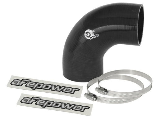 aFe Magnum FORCE CAI Univ. Silicone Coupling Kit (2.75in. ID / 3in. L) 90 Deg. Elbow Coupler - Black aFe Air Intake Components